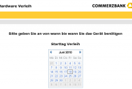 Commerzbank Hardware Verleih